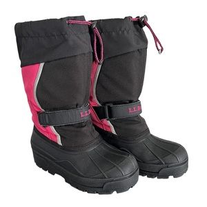 L.L. Bean Girl’s Northwoods Insulated Winter Snow Boots Size 2